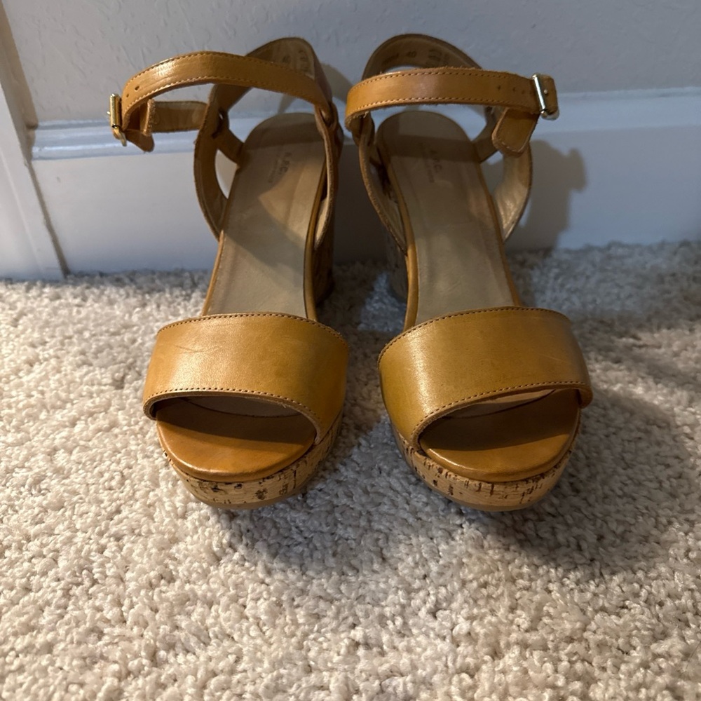 APC Rue Madame Paris Women's Tan Sandals